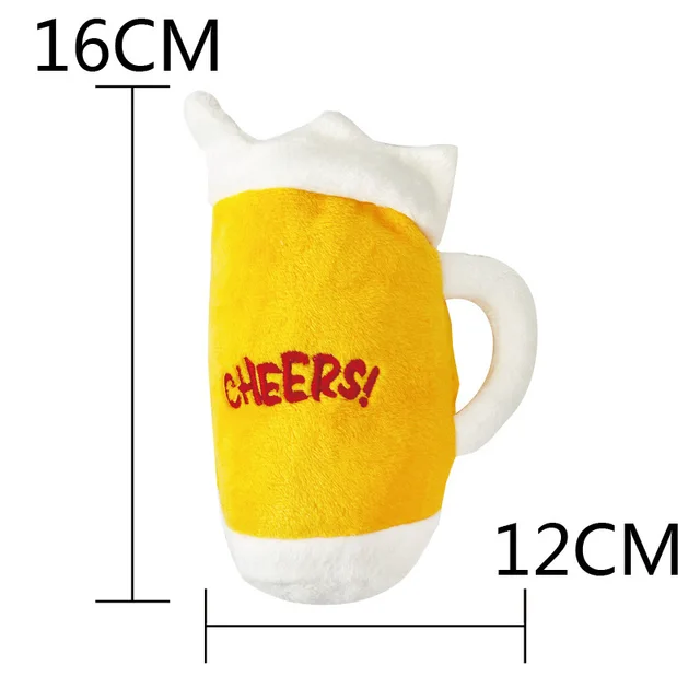 Burger Fruit Cute Pet Voice Dog Toy Teddy Pet Voice Model - Shop at LoveMi