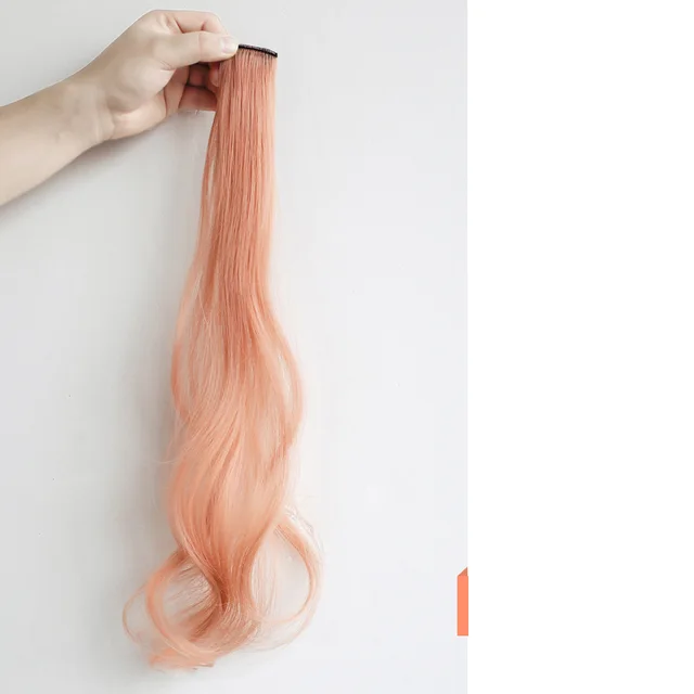 Curly Hair Hanging Ears, Hair Extension, Highlighting, Long Hair, Popular Color Wig Light Brown - Shop at LoveMi