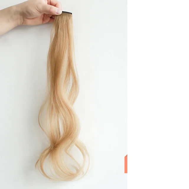Curly Hair Hanging Ears, Hair Extension, Highlighting, Long Hair, Popular Color Wig Yellow - Shop at LoveMi