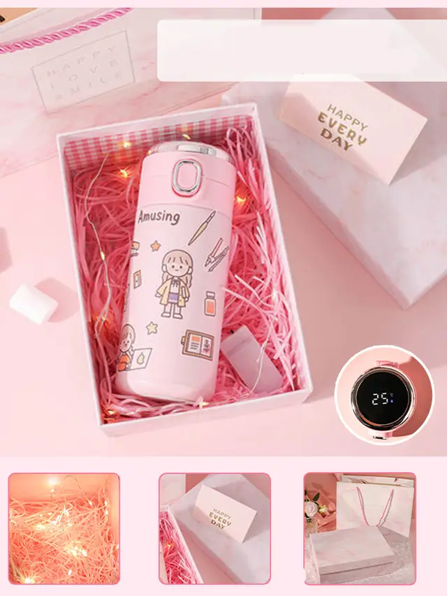 Creative Girl Practical High End Atmosphere Winter Birthday New Year Gift Pink - Shop at LoveMi
