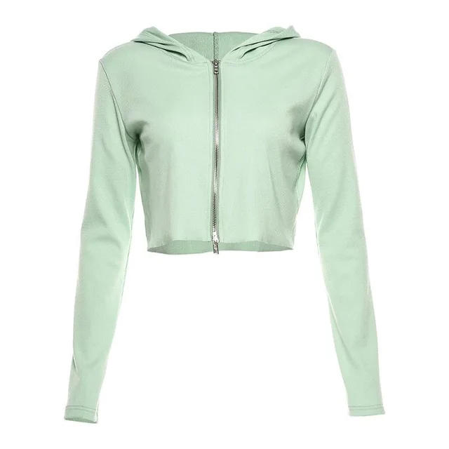 Fashion All Match Female Fit Hooded Top Green - Shop at LoveMi