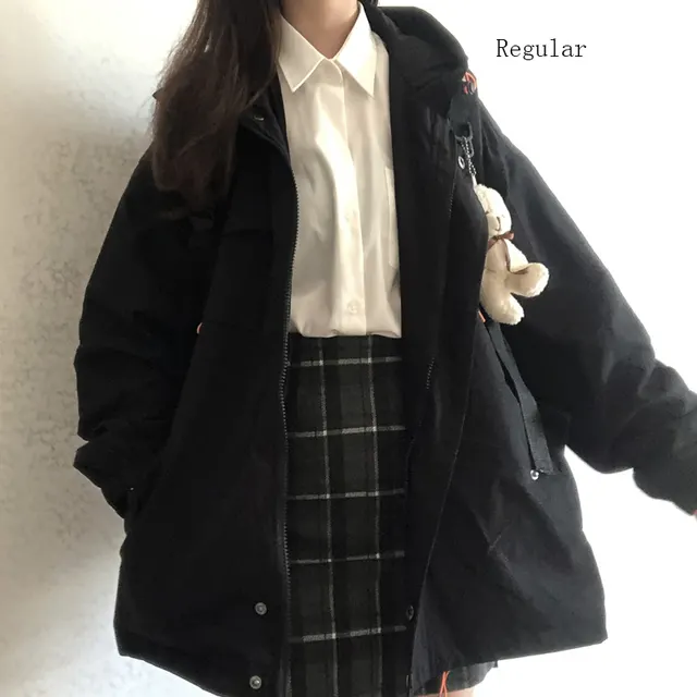 Autumn And Winter All Match Ladies Cute Tooling Jacket - Shop at LoveMi