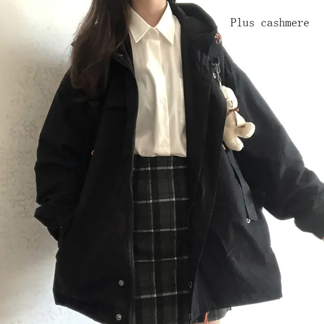 Autumn And Winter All Match Ladies Cute Tooling Jacket - Shop at LoveMi