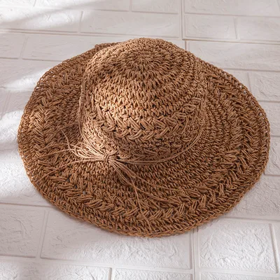 Seaside Beach Summer Sunscreen Hat Khaki - Shop at LoveMi