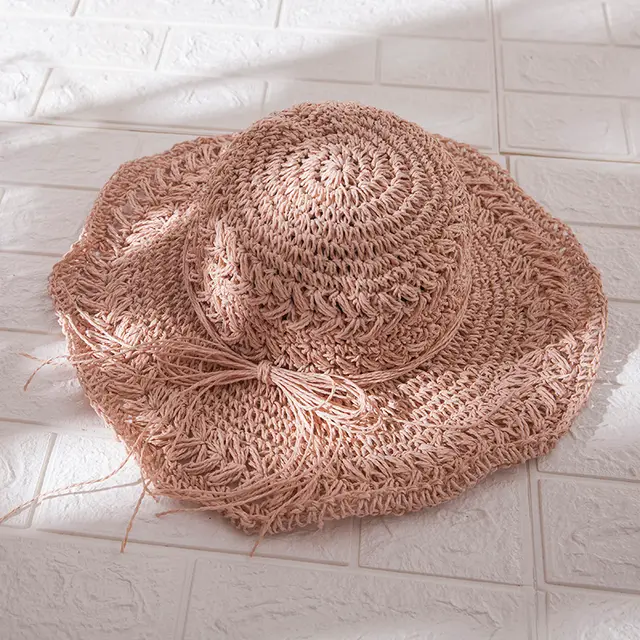Seaside Beach Summer Sunscreen Hat Pink - Shop at LoveMi