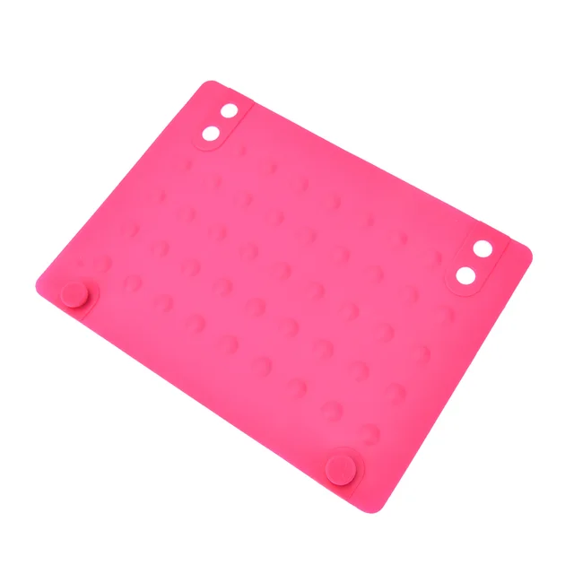 Curling Heat Insulation Pad Storage Non Slip Silicone Pad Pink - Shop at LoveMi