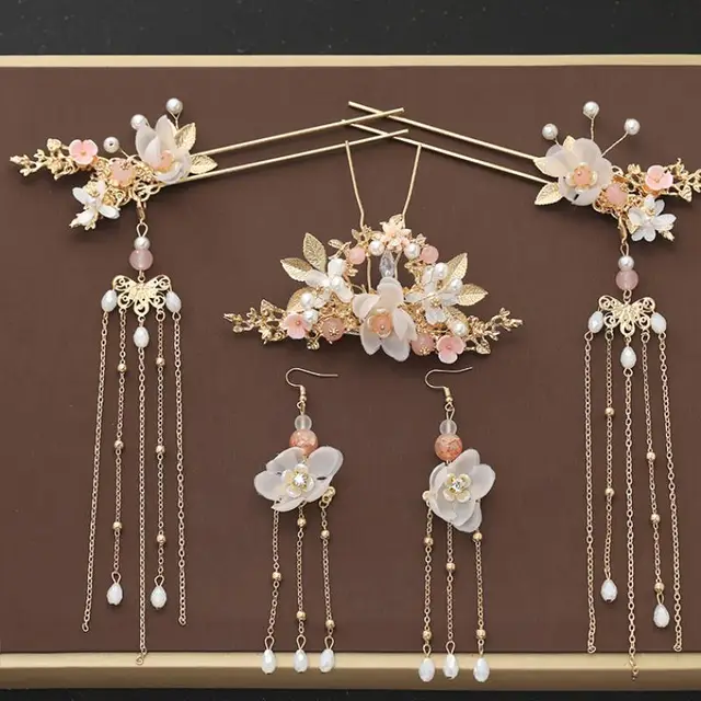 Hairpin Forehead Tassel and Hairpin Princess Head Jewelry - Shop at LoveMi