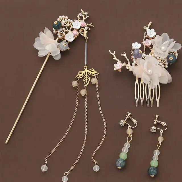 Hairpin Forehead Tassel and Hairpin Princess Head Jewelry I - Shop at LoveMi