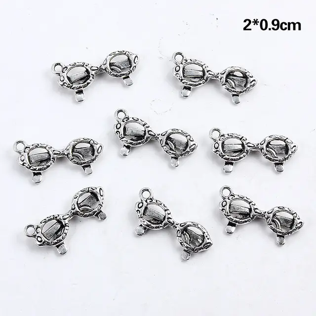 Silver Glasses Wool Necklace Bracelet Pendant Alloy - Shop at LoveMi