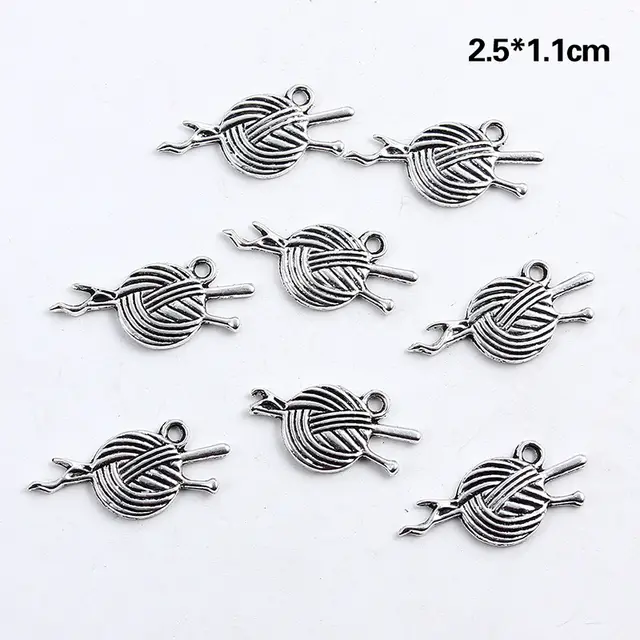 Silver Glasses Wool Necklace Bracelet Pendant Alloy - Shop at LoveMi