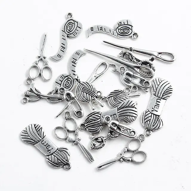 Silver Glasses Wool Necklace Bracelet Pendant Alloy - G