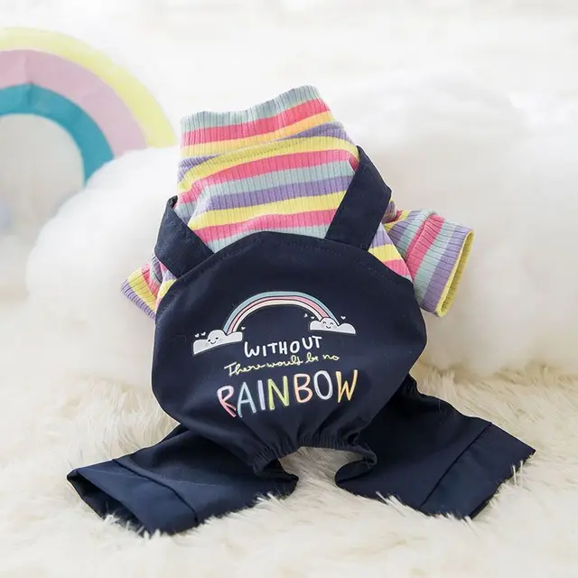 Cat Clothes Bib Autumn And Winter Clothes Thin Blue - Shop at LoveMi