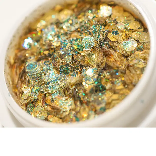 Crystal Ornament Of Gradual Change Flash Powder Mixed With Phototherapy - Shop at LoveMi