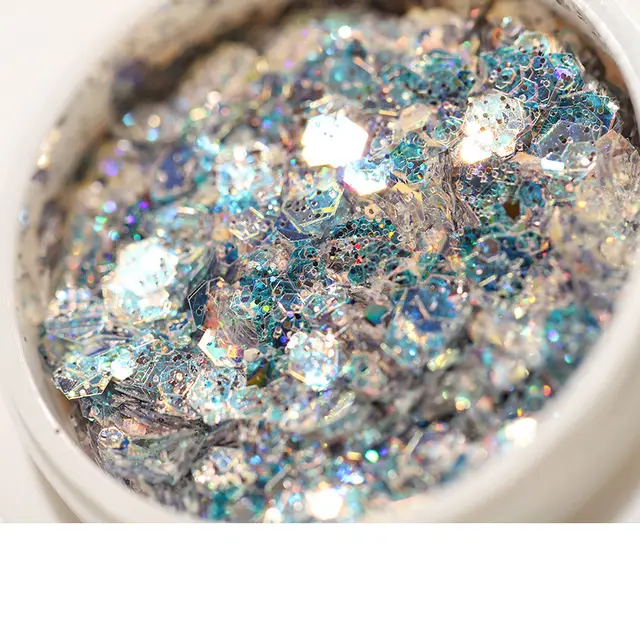 Crystal Ornament Of Gradual Change Flash Powder Mixed With Phototherapy - Shop at LoveMi