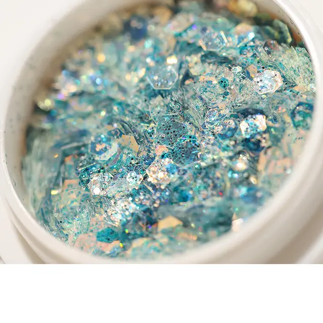 Crystal Ornament Of Gradual Change Flash Powder Mixed With Phototherapy - Shop at LoveMi