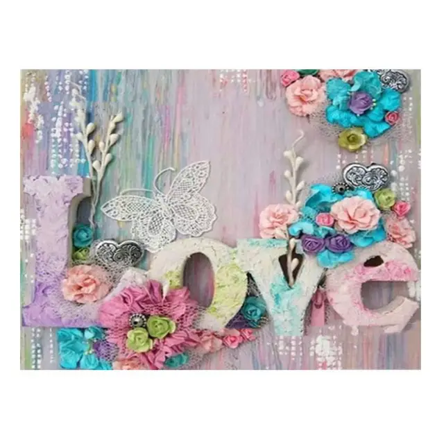 DIY Creative Peach Heart Diamond Embroidery - Shop at LoveMi