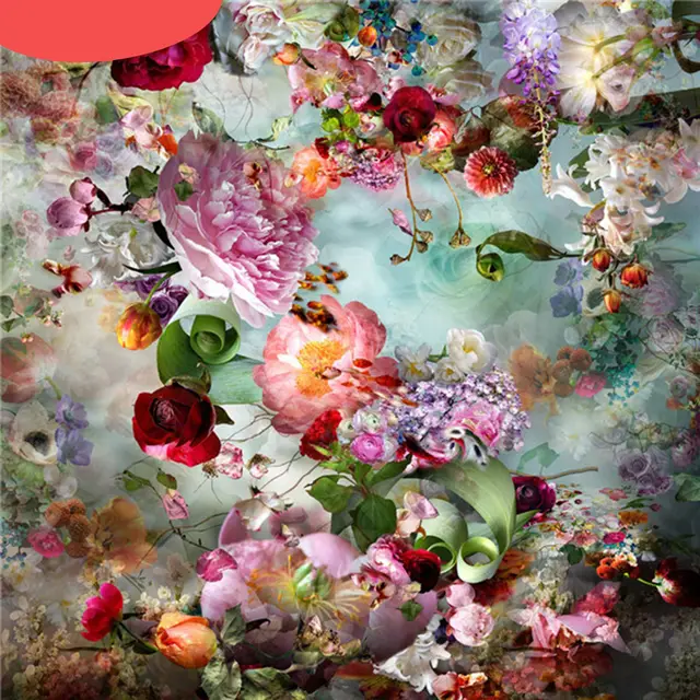 Rose Diamond Painting Diy Living Room Decoration Painting Round - Shop at LoveMi