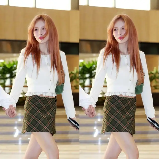 High Waist Plaid Irregular Skirt Temperament Retro Meat Covering Slim Short Skirt - Shop at LoveMi