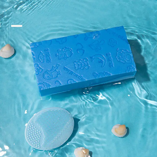 Baby Shampoo Brush Silicone Anti dandruff Bath Sponge - Shop at LoveMi