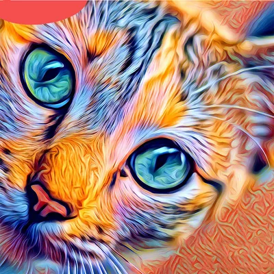 Animal Embroidery Cat Diamond Painting Home Decoration Round - Shop at LoveMi