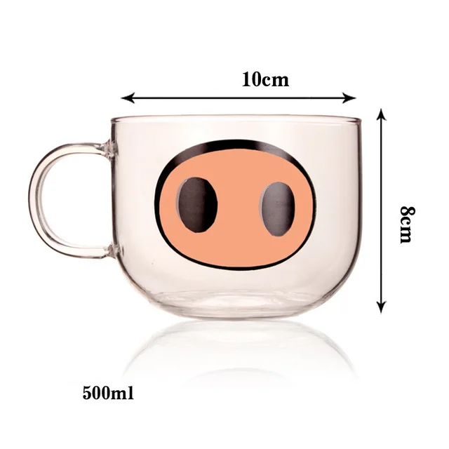 Cute Zip top Glasses For Creative Moustache Cups B - Shop at LoveMi