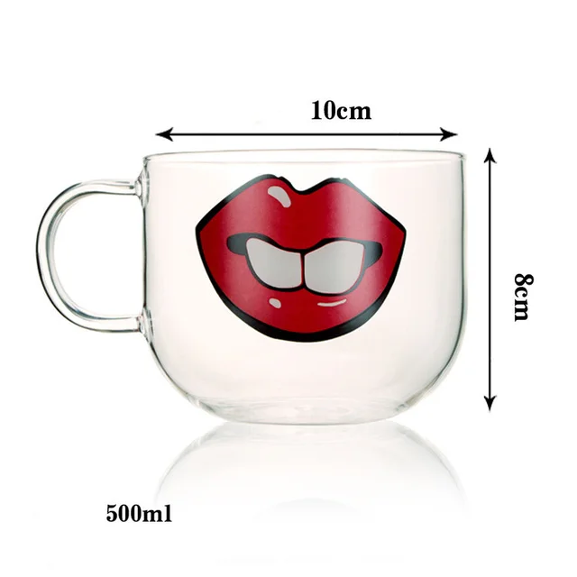 Cute Zip top Glasses For Creative Moustache Cups - Shop at LoveMi
