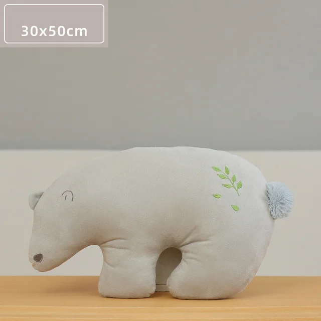 Simple Home Pillow Sofa Cushion Bedside Pillow Grey - Shop at LoveMi