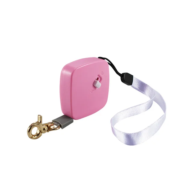 Mini Portable Dog Leash Automatic Flexible 2M Rope Pink - Shop at LoveMi