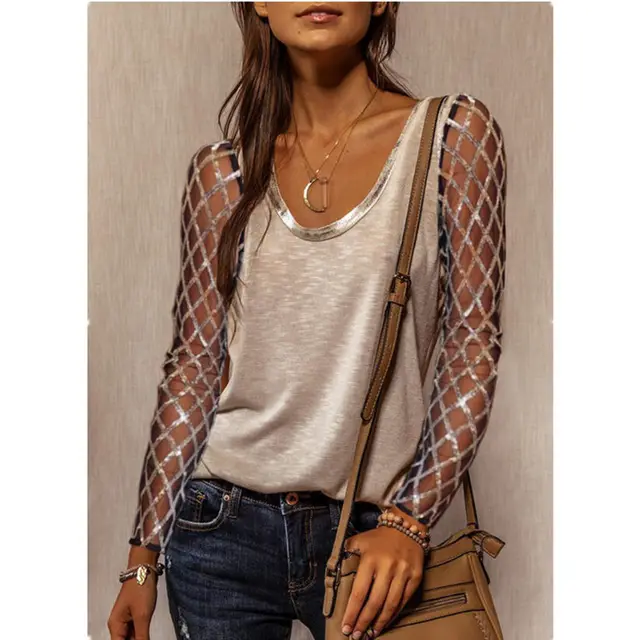 Urban Casual Long Sleeved Loose Solid Color Top Brown - Shop at LoveMi