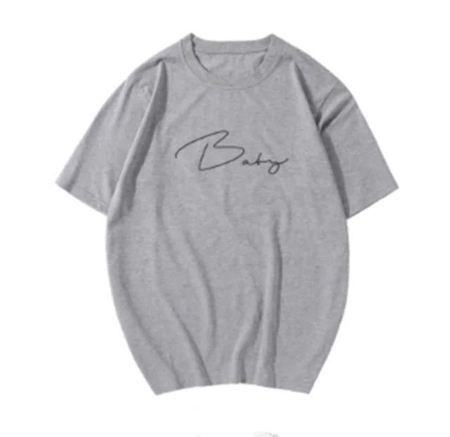 Fashion Short sleeved Loose fitting Student Shirt With Pure Cotton Inside Grey - Shop at LoveMi