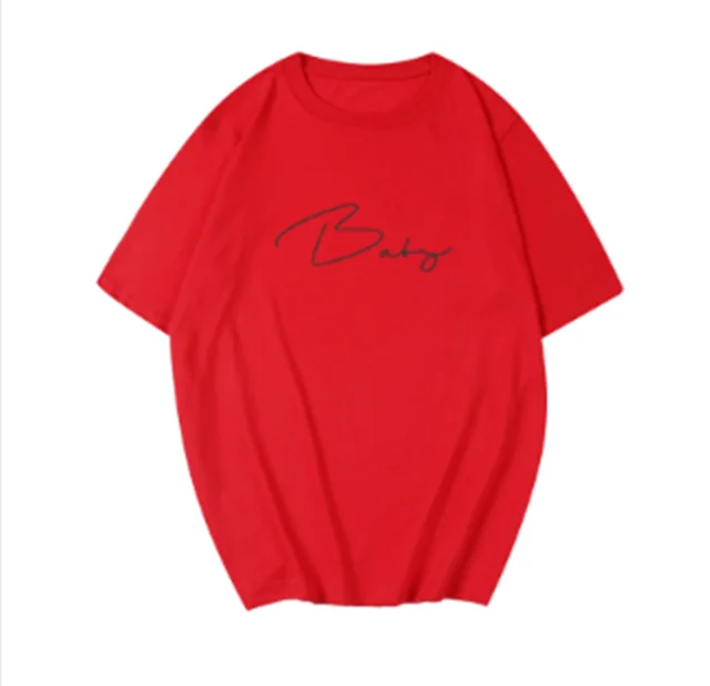 Fashion Short sleeved Loose fitting Student Shirt With Pure Cotton Inside Red - Shop at LoveMi