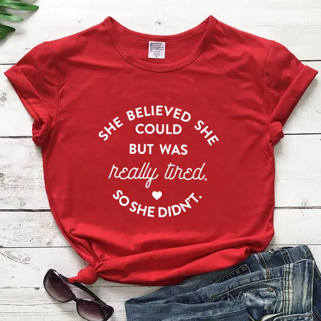 T shirt Curved Street Short sleeved Couple Suit Red - Shop at LoveMi