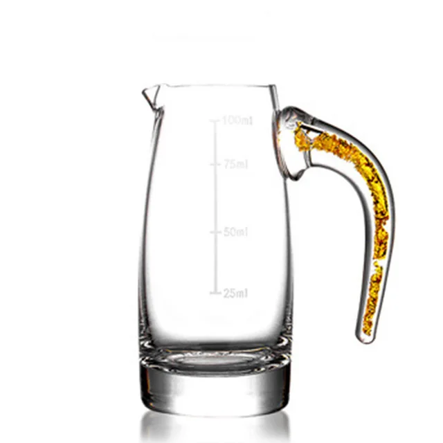 Top Grade White Wine Glass Inlaid With Gold Foil B - Shop at LoveMi