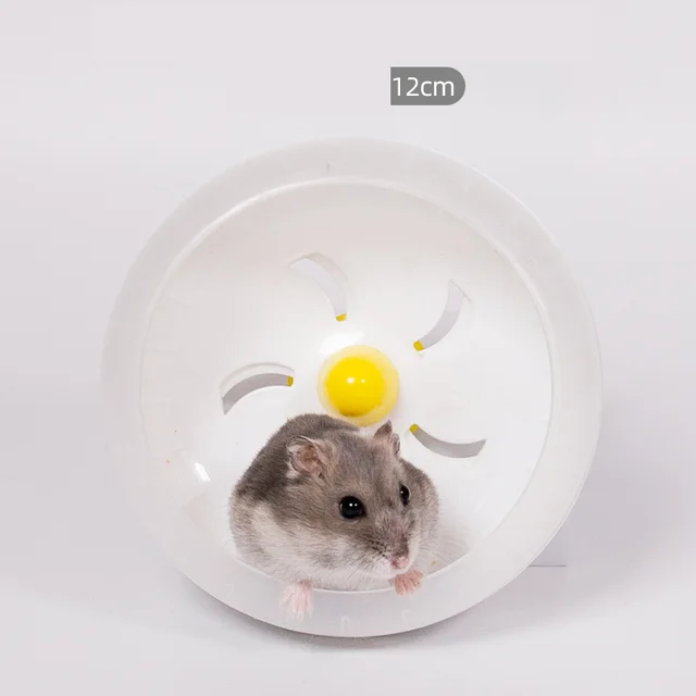 Hamster running wheel hamster cage large runner golden silk bear sports ball White - Shop at LoveMi