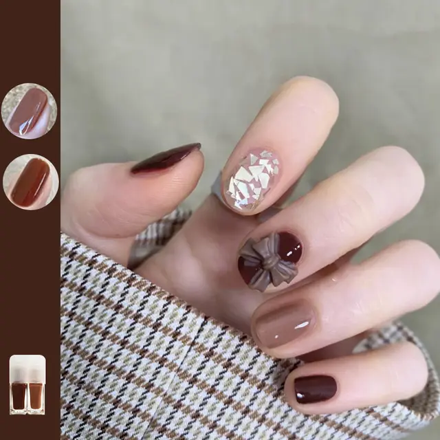 Nail Polish Without Baking, Fast Drying, Lasting Autumn And Winter Color, Tasteless Southern Pomelo Color - Shop at LoveMi