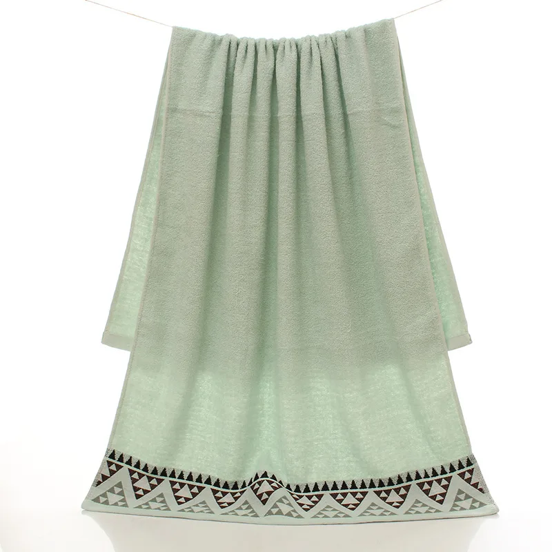 Triangle Plain Towel Household Soft Face Towel - Green