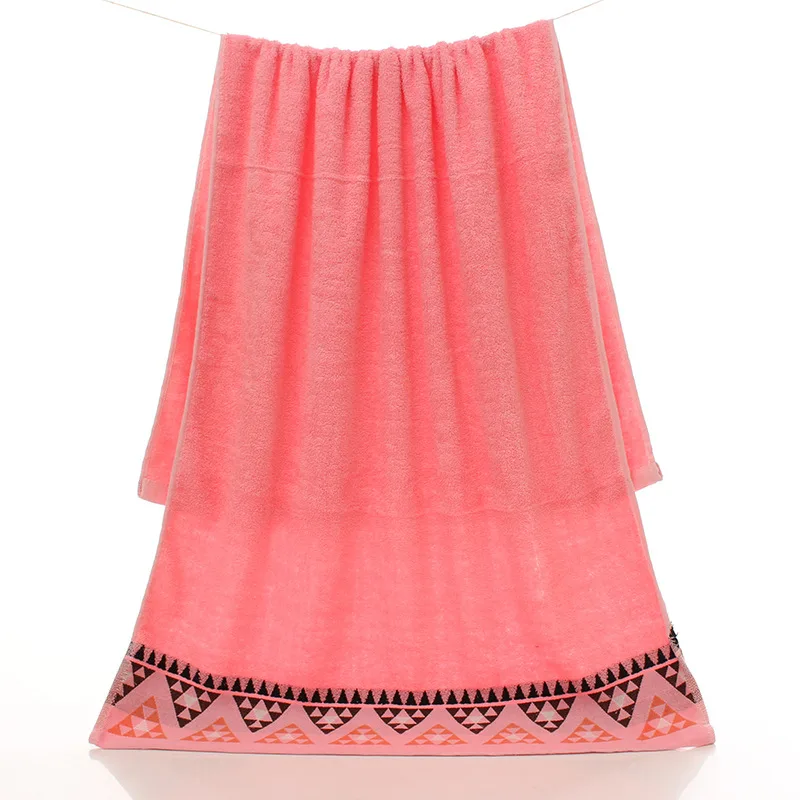 Triangle Plain Towel Household Soft Face Towel - Pink