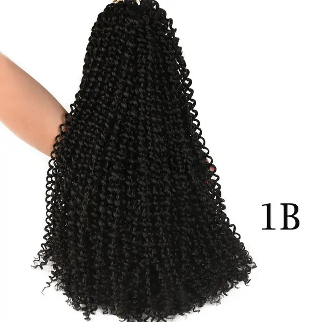 Passion Twist Crochet Braids Spring Twist Hair Extensions Black - Shop at LoveMi