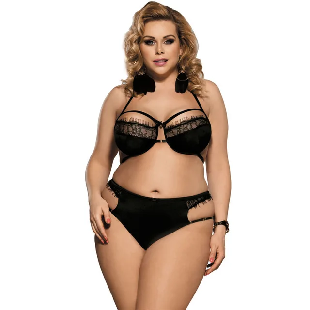 Sexy Lingerie Sexy Lace Three point Bra Set Black - Shop at LoveMi