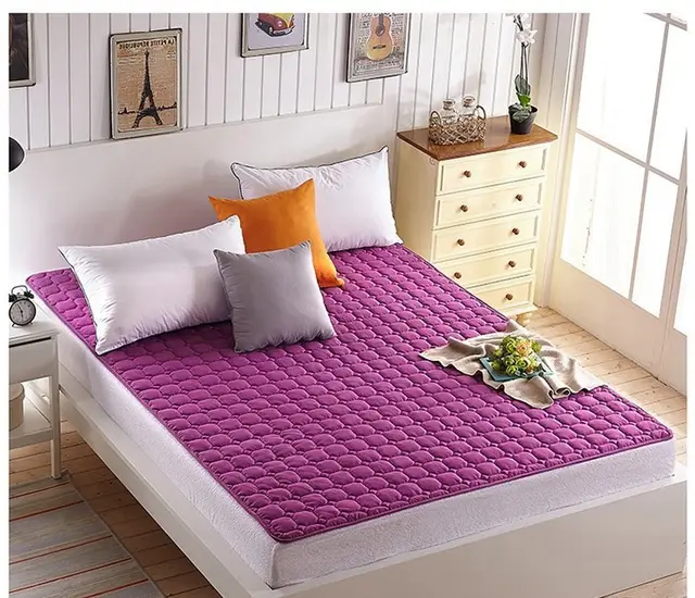 Hotel Bedding Protection Mattress Sanding Cloth Protection Pad Purple - Shop at LoveMi