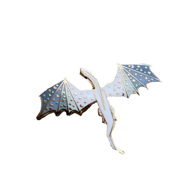European And American Style Creative Flying Pterodactyl Brooch Silver - Shop at LoveMi