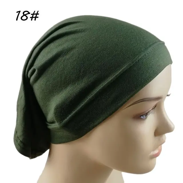 High Elastic Mercerized Cotton Women's Bottom Cap Army Green - Shop at LoveMi