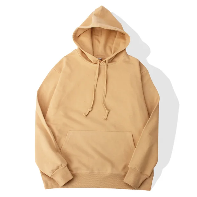 Men's And Women's Hooded Sweater Khaki - Shop at LoveMi