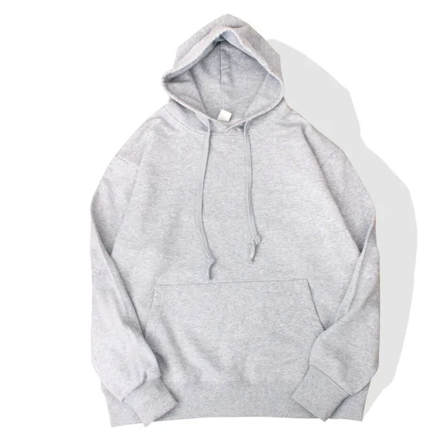 Men's And Women's Hooded Sweater Light Grey - Shop at LoveMi