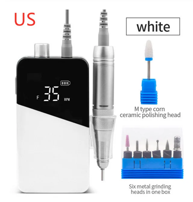 New Style Nail Polisher Nail Remover Tool White - Shop at LoveMi