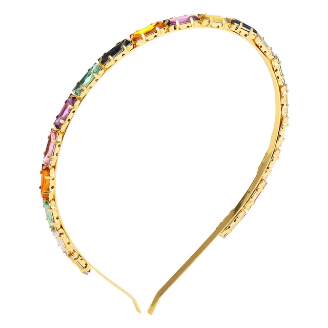 Hair Band Glass Drill All Match Fine Edge Temperament Hair Accessories Colorful - Shop at LoveMi