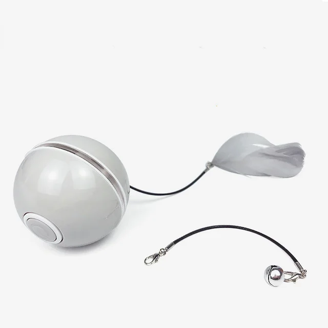 LED Laser Electronic Rolling Pet Funny Cat Toy Ball Grayset - Shop at LoveMi