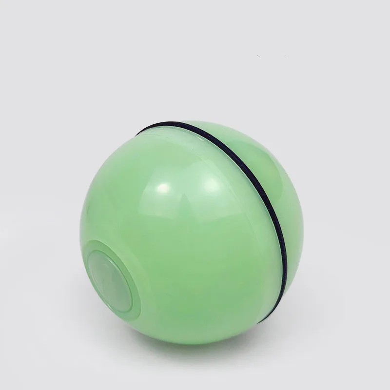 LED Laser Electronic Rolling Pet Funny Cat Toy Ball - Green