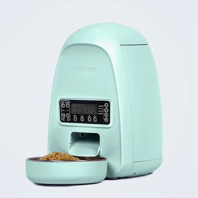 Cat Automatic Feeder Intelligent Dog Timing Ration Cat Food Green - Shop at LoveMi