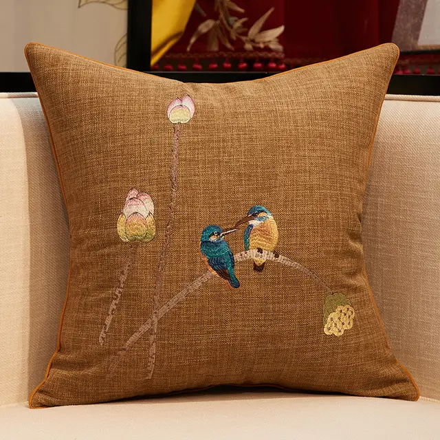 Throw Pillow Sofa Cover Pillow Without Core Coffee - Shop at LoveMi
